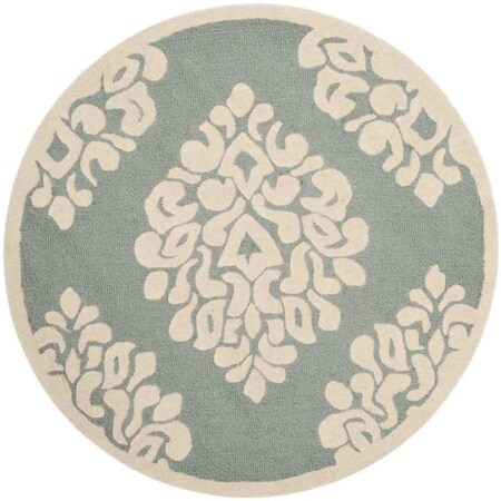 Safavieh Martha Stewart Tufted & Hand Loomed Round Rug; Arrowroot - 4 x 4 ft. MSR4545A-4R